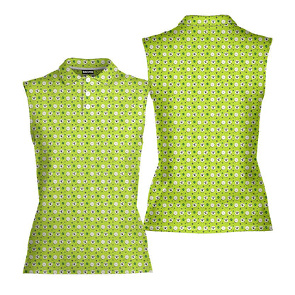 Lamb of God - Ladies Sleeveless Golf Polo Shirt