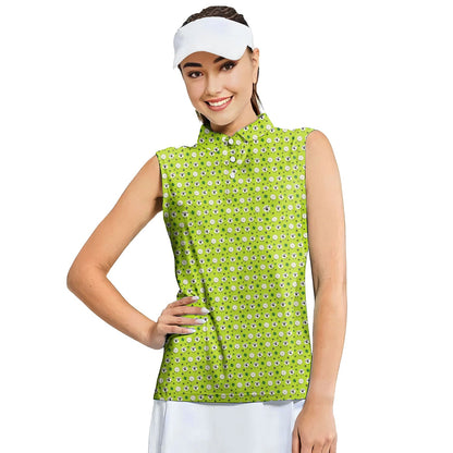 Lamb of God - Ladies Sleeveless Golf Polo Shirt