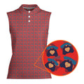 Booty Call-Women Sleeveless Polo Shirt-Gerbera Prints