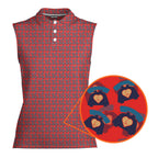 Booty Call-Women Sleeveless Polo Shirt-Gerbera Prints