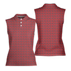 Booty Call-Women Sleeveless Polo Shirt-Gerbera Prints