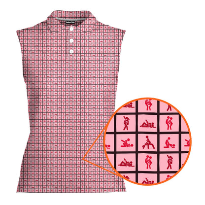 XO - Ladies Sleeveless Golf Polo Shirt