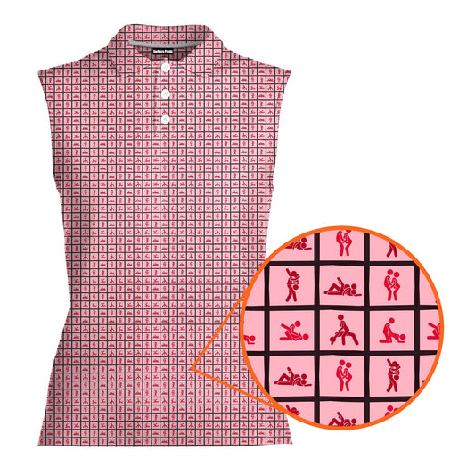 XO - Ladies Sleeveless Golf Polo Shirt