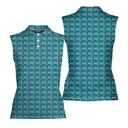 S-e-xting - Ladies Sleeveless Golf Polo Shirt