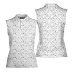 Aliens-Women Sleeveless Polo Shirt-Gerbera Prints