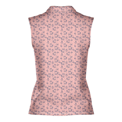 Raccoon - Ladies Sleeveless Golf Polo Shirt