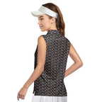 Fast Food-Women Sleeveless Polo Shirt-Gerbera Prints