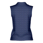 Milk Jugs-Women Sleeveless Polo Shirt-Gerbera Prints