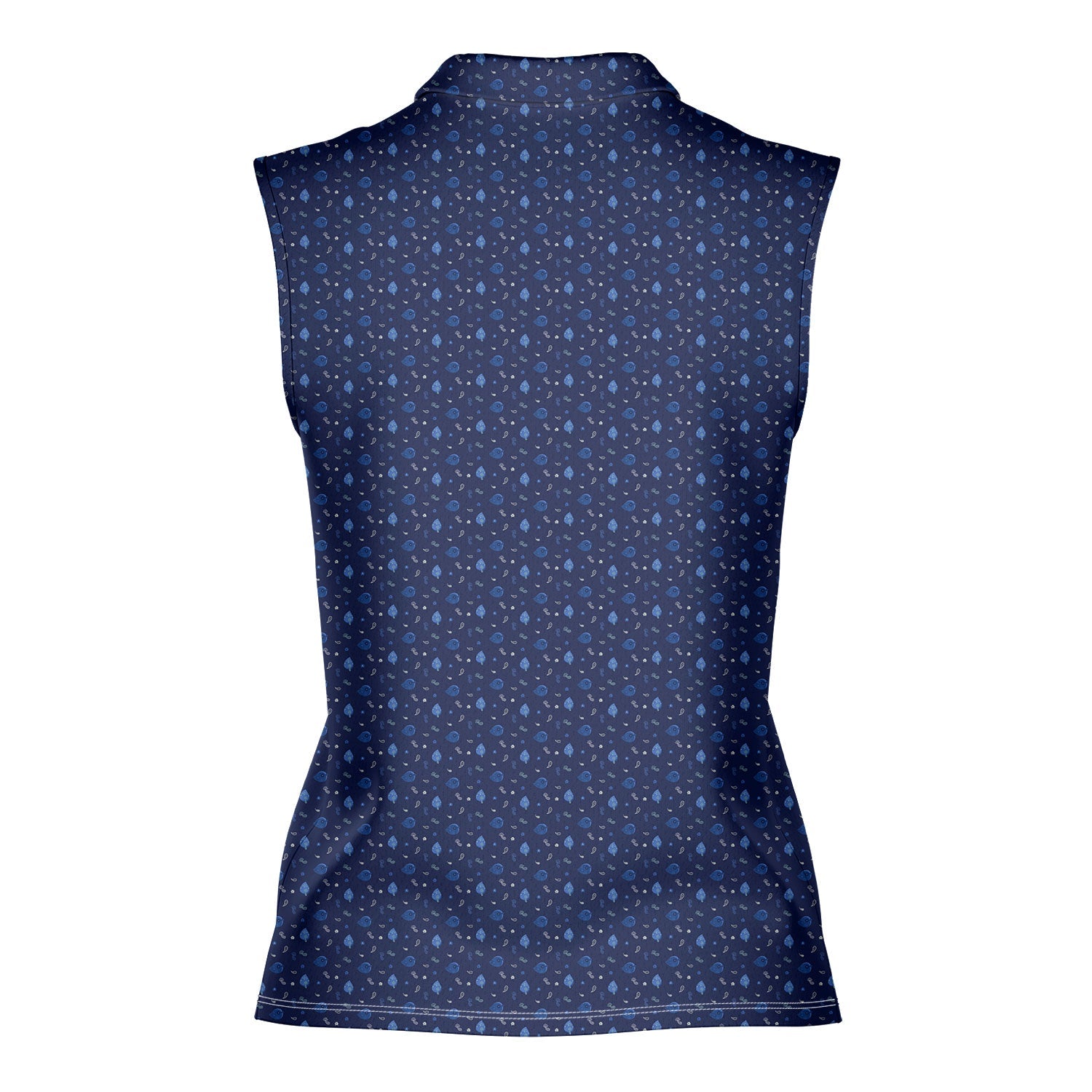 Milk Jugs-Women Sleeveless Polo Shirt-Gerbera Prints