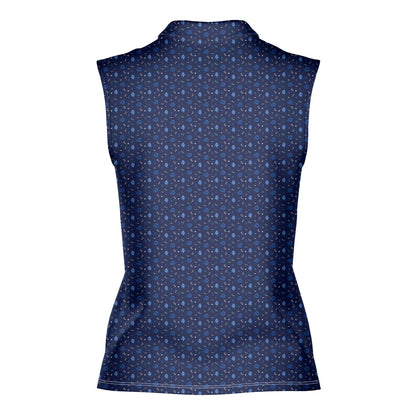Milk Jugs - Ladies Sleeveless Golf Polo Shirt