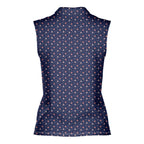 Milk Jugs-Women Sleeveless Polo Shirt-Gerbera Prints