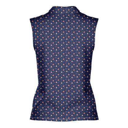 Milk Jugs - Ladies Sleeveless Golf Polo Shirt