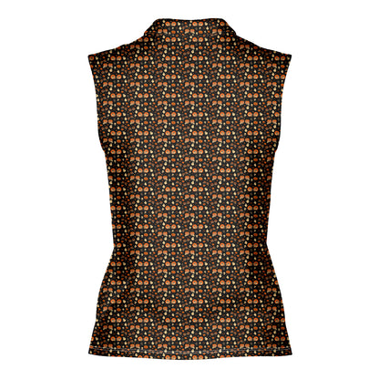 Honkin’ Pumpkins - Ladies Sleeveless Golf Polo Shirt