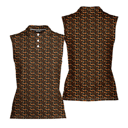 Honkin’ Pumpkins - Ladies Sleeveless Golf Polo Shirt