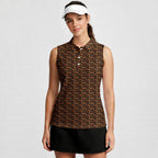 Honkin’ Pumpkins-Women Sleeveless Polo Shirt-Gerbera Prints