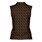 Legs For Days-Women Sleeveless Polo Shirt-Gerbera Prints