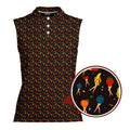 Legs For Days-Women Sleeveless Polo Shirt-Gerbera Prints