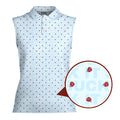 Suck It-Women Sleeveless Polo Shirt-Gerbera Prints