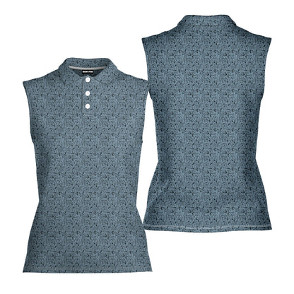 Swap Spit - Ladies Sleeveless Golf Polo Shirt