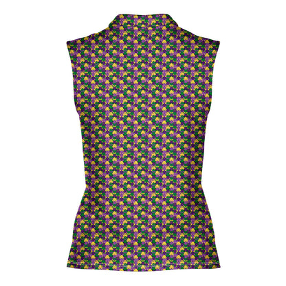 Fat Tuesday - Ladies Sleeveless Golf Polo Shirt