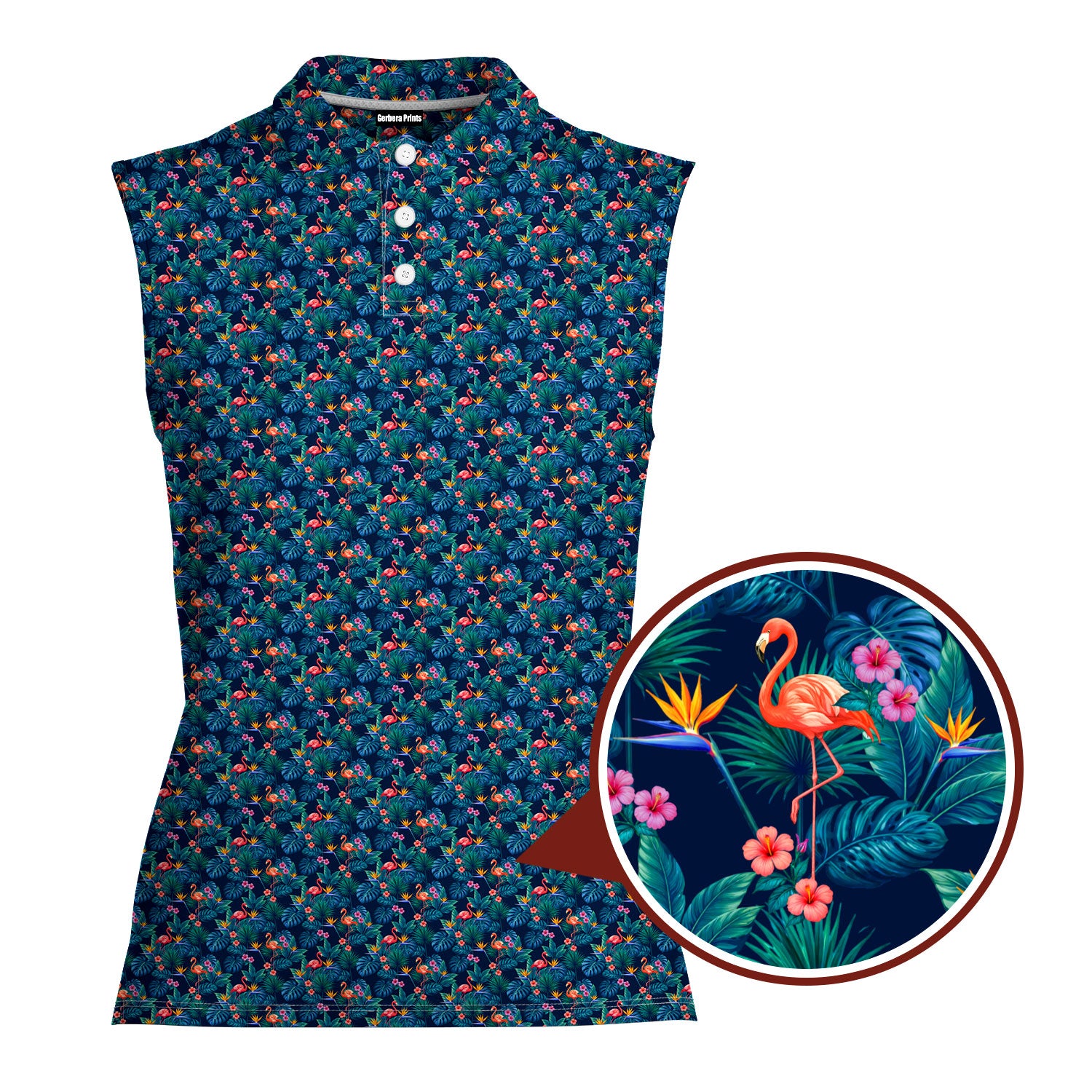Floral Flamingo