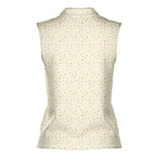 Masters Food-Women Sleeveless Polo Shirt-Gerbera Prints