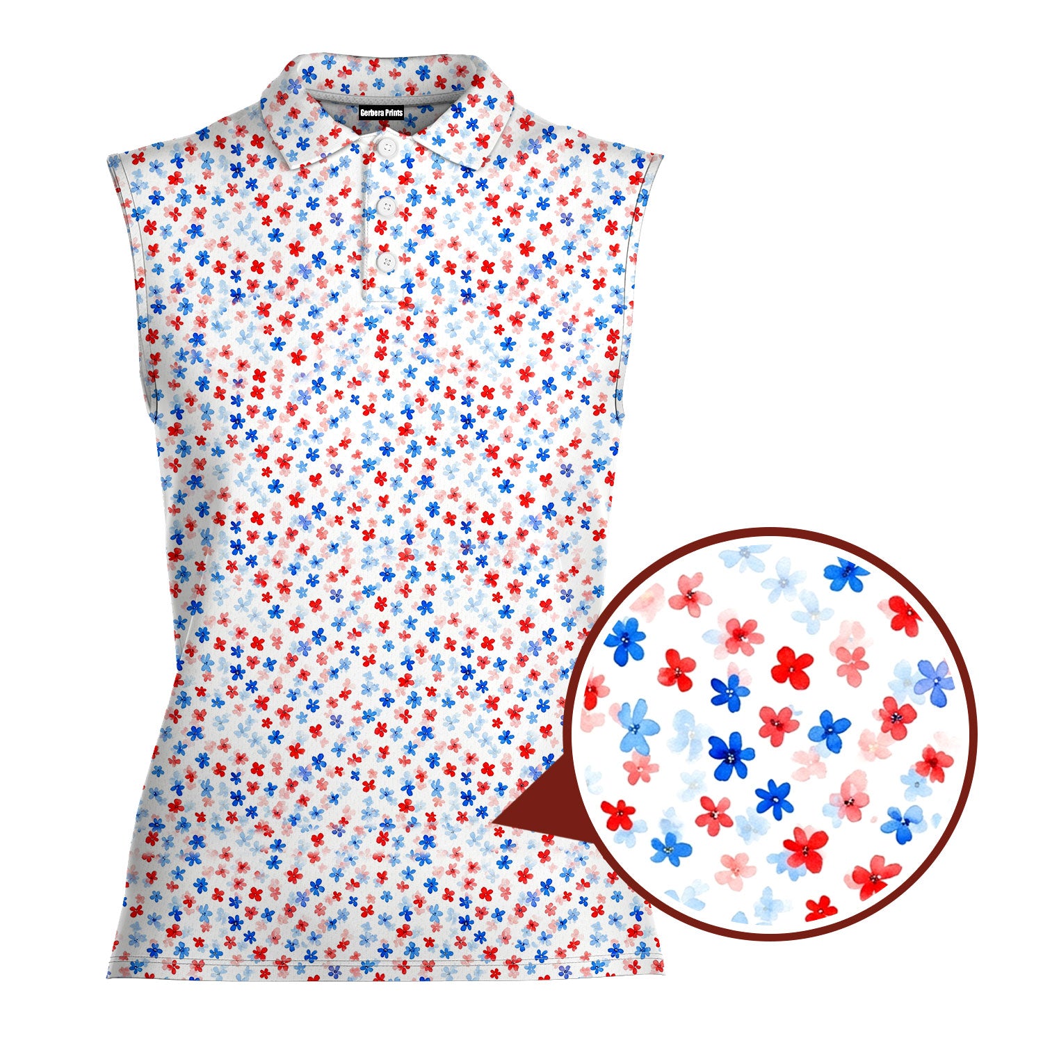 Red & Blue Floral