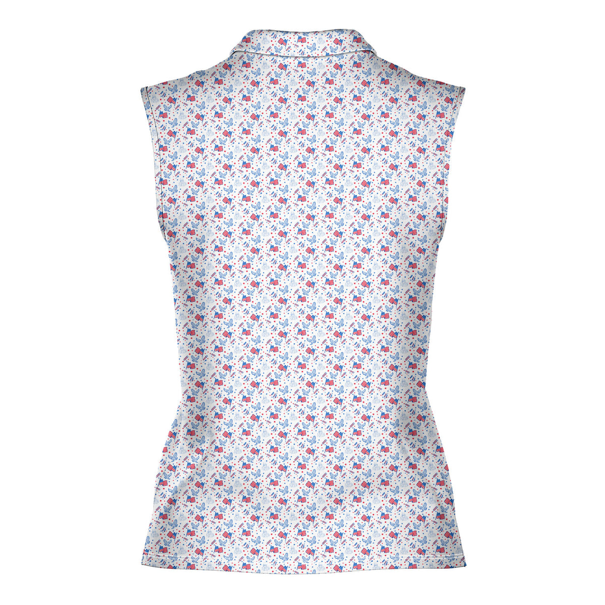 Eagle Spirit Sleeveless Golf Polo - Back