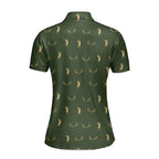 Buck Season Birdie Polo Shirt For Women - Back