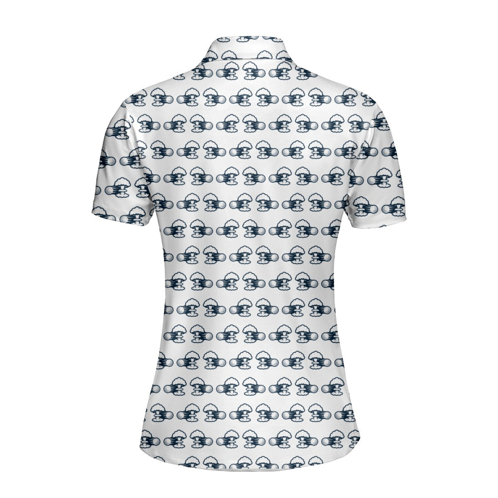 Total Tee Destruction Polo Shirt For Women - Back