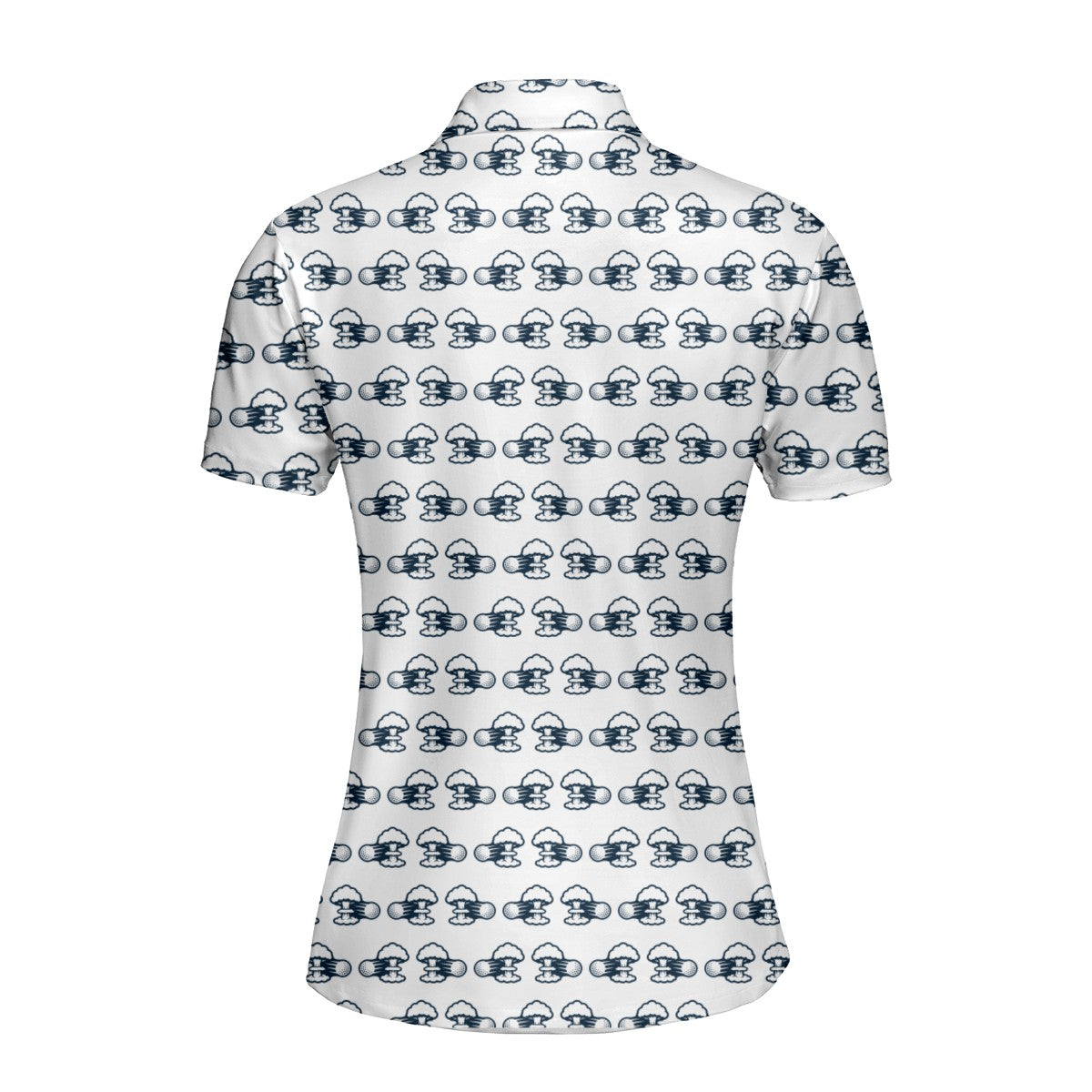 Total Tee Destruction Polo Shirt For Women - Back