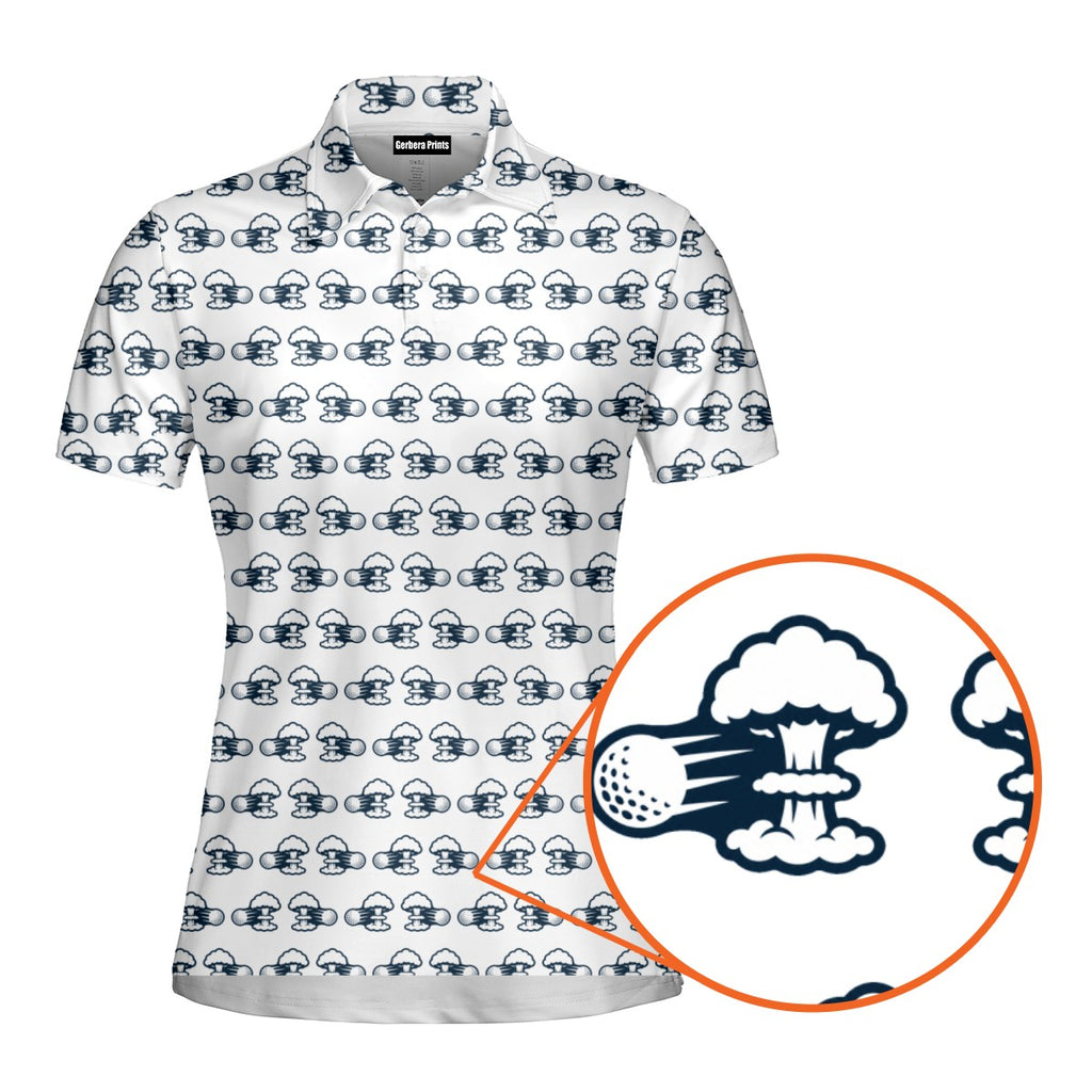 Total Tee Destruction Polo Shirt For Women - Detail Close-up