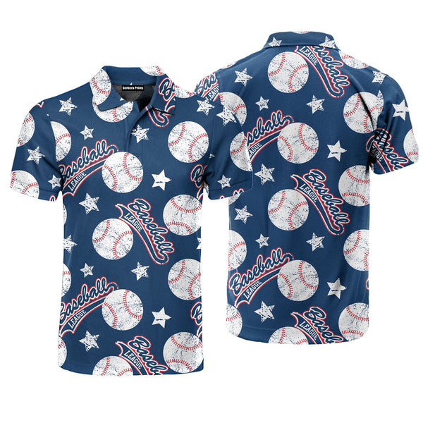 Baseball League Polo Shirt For Men