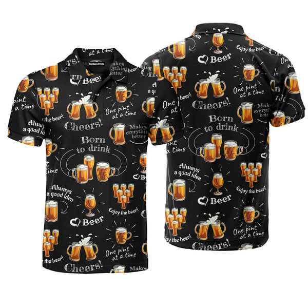 Enjoy The Beer Polo Shirt For Men