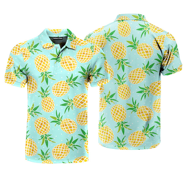 Pinapple Tropical Polo Shirt For Men