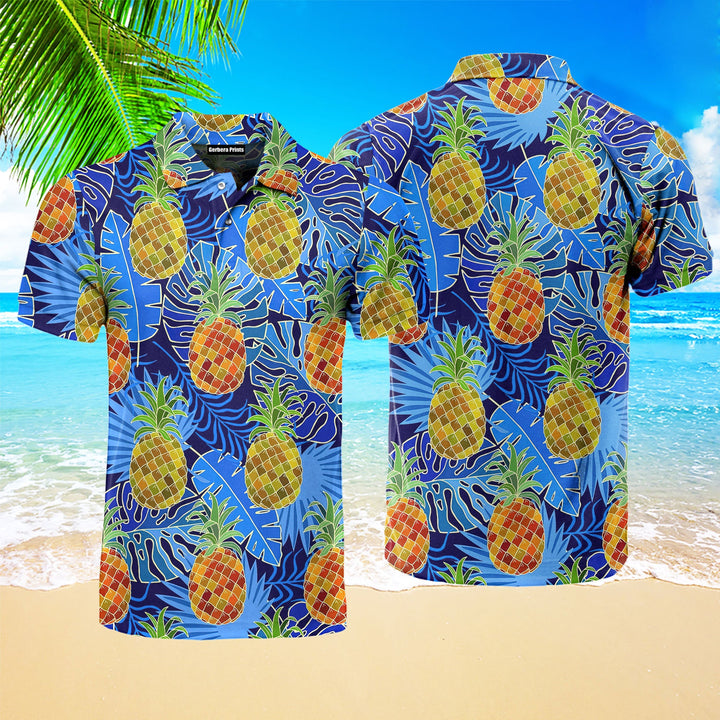 Pineapple Tropical Polo Shirt For Men