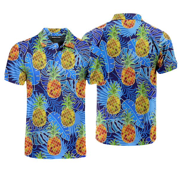 Pineapple Tropical Polo Shirt For Men