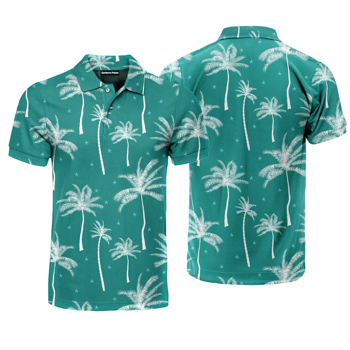 Bright Exotic Tropical Summer Polo Shirt For Men