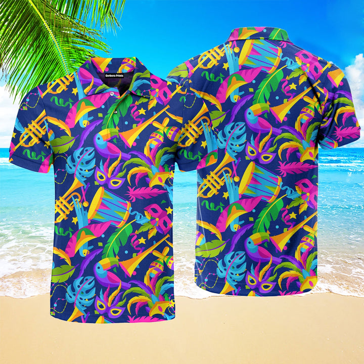Carnival A Happy Carnival Is Coming Polo Shirt For Men