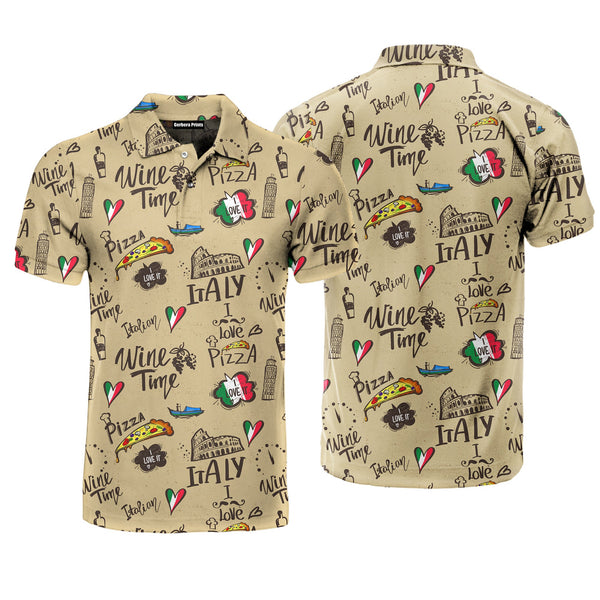 Italy Romantic Polo Shirt For Men