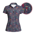 Amazing Circus Funny Golf Polo for Women - Detail Close-up