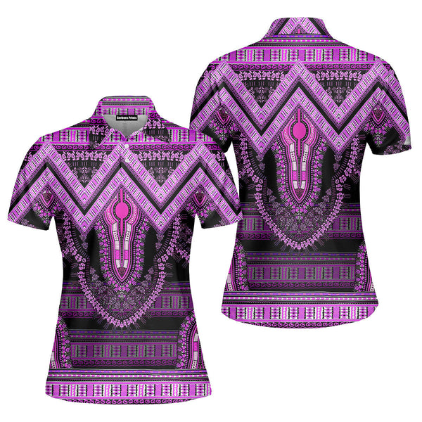 Dashiki Traditional African Polo Shirt For Women