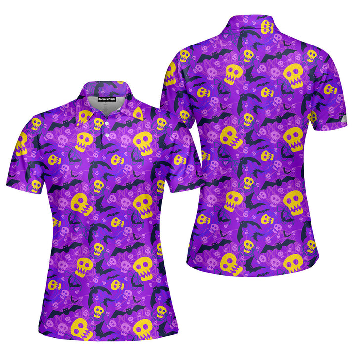 Halloween Spooky Night Polo Shirt For Women