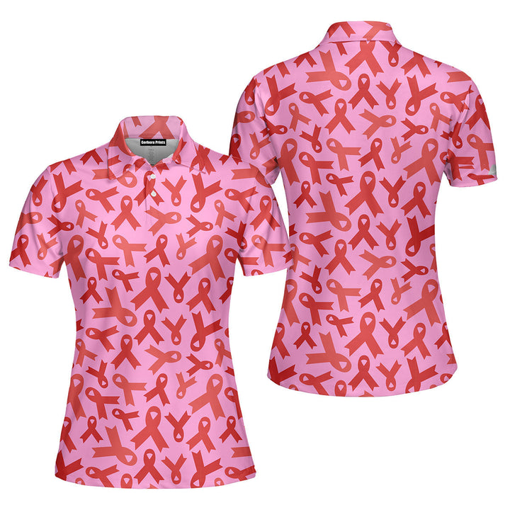 In October We Wear Pink Polo Shirt For Women