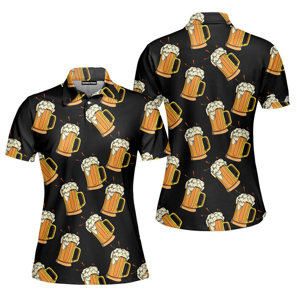 Craft Glass Beer Polo Shirt For Women