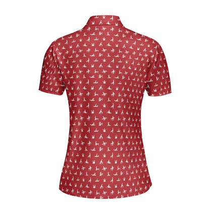 Stick Figure S.E.X Ed Funny Polo Shirt For Women