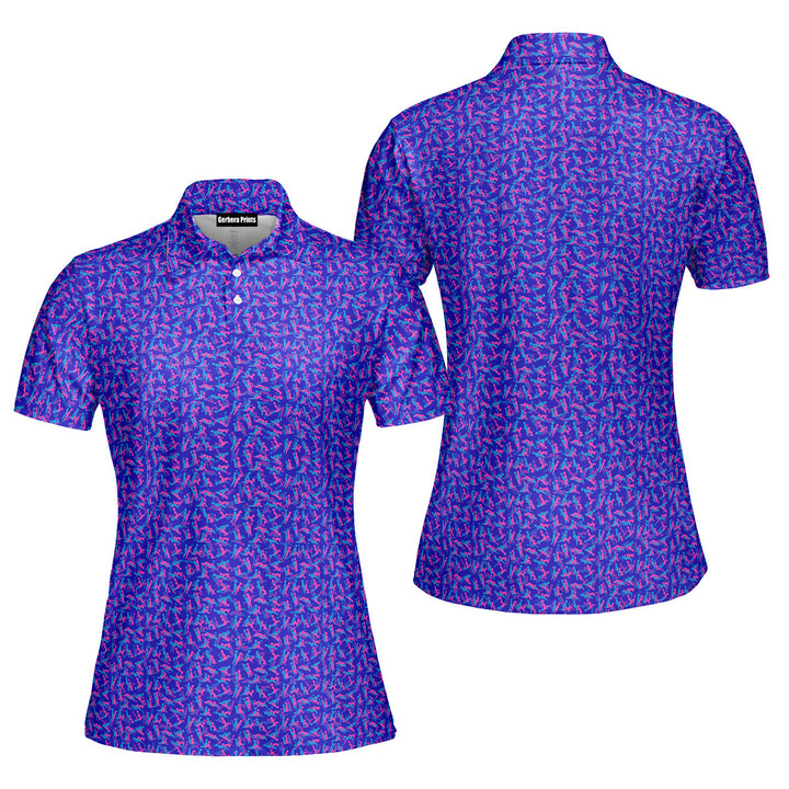 Exercise In The Midnight Funny Polo Shirt For Women