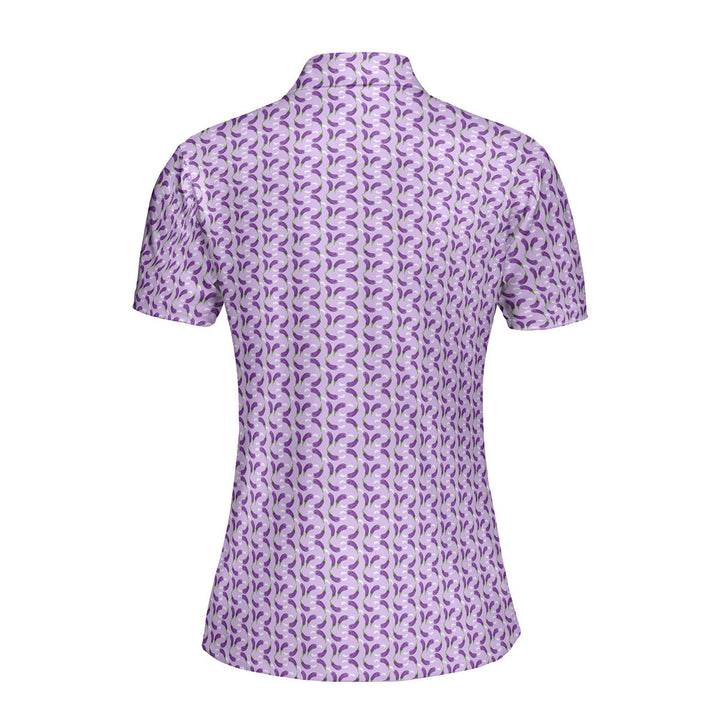 Eggplant Is Filled With Milk Funny Polo Shirt For Women 