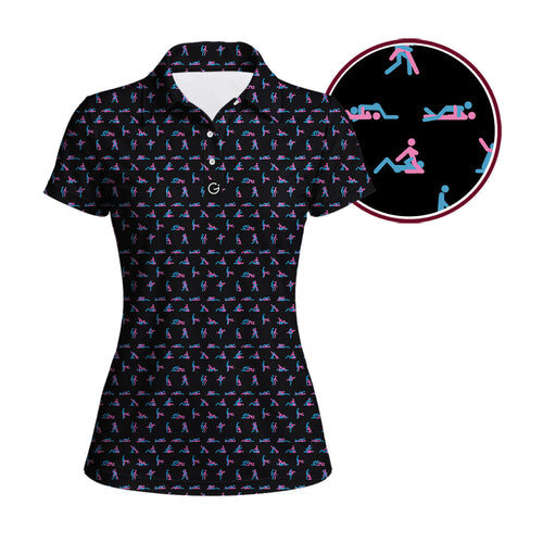 S-e-x Ed Polo Shirt For Women