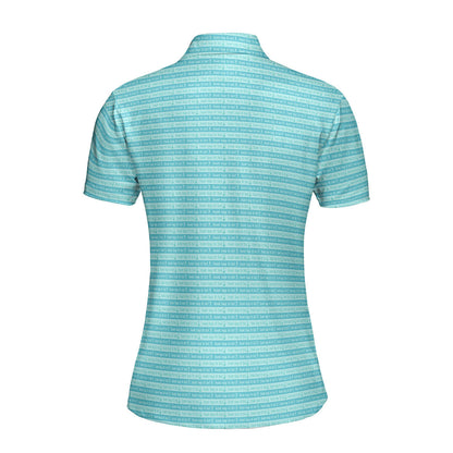 Just Tap It In Funny Polo Shirt For Women